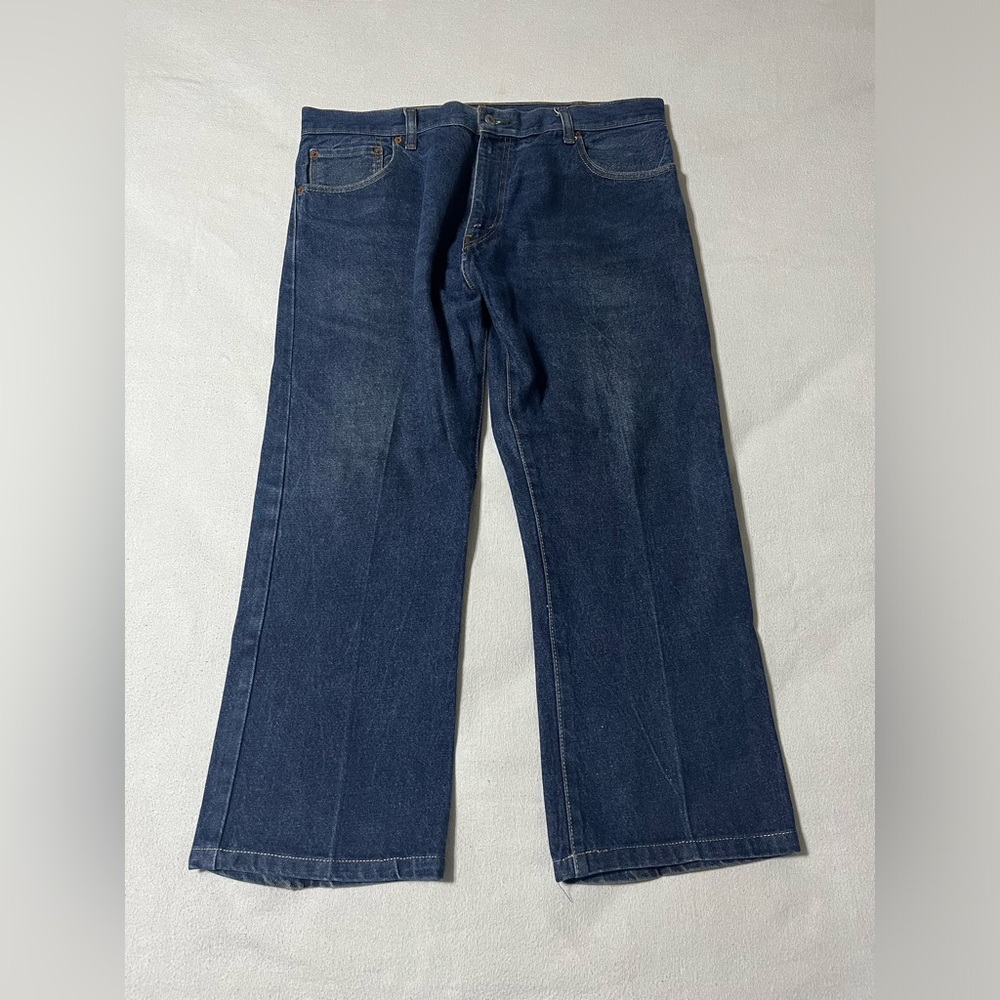 Levis 517‎ Mens 37x26 Boot Cut Blue Jeans